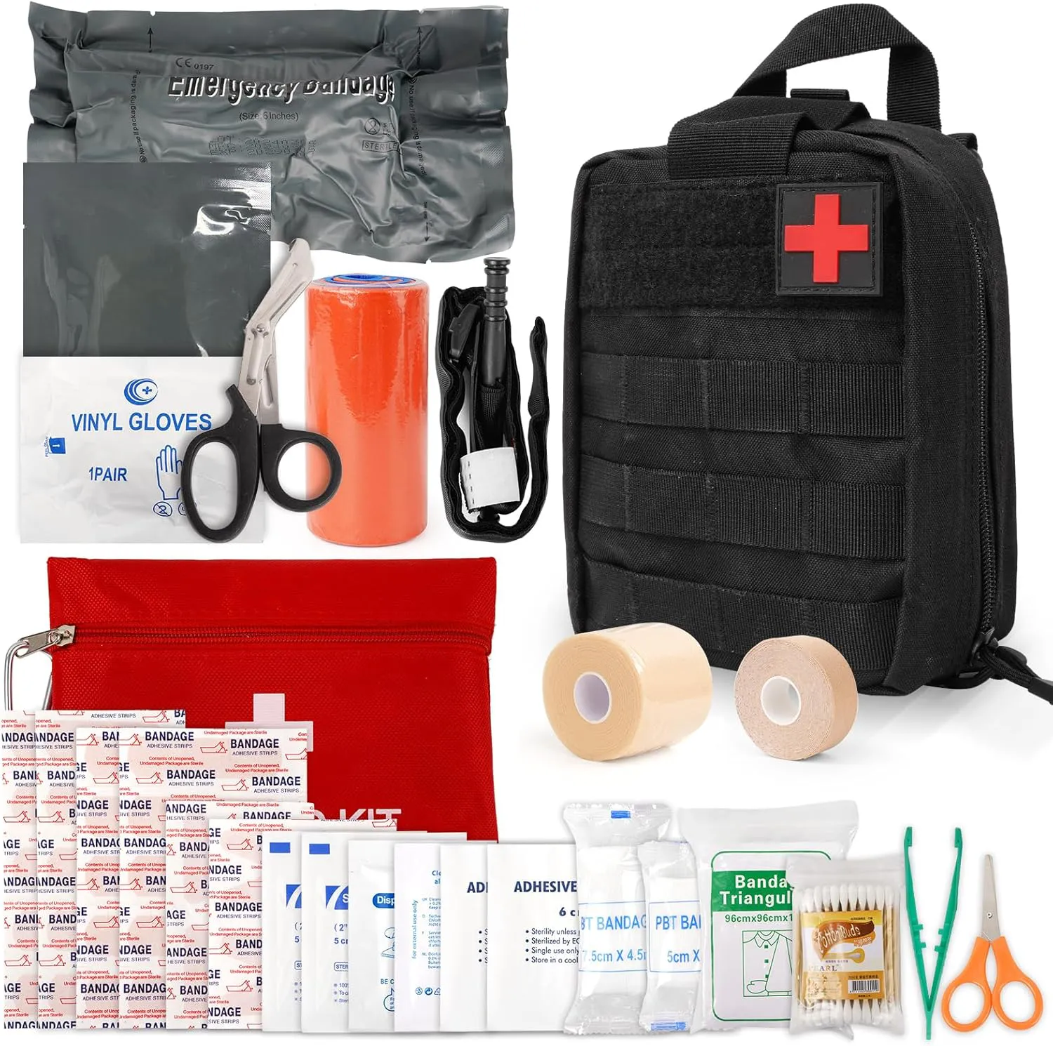 Bild von EASTSTORM Tactical IFAK Erste Hilfe Set für Camping, Jagd und Abenteuer mit israelischer Bandage
