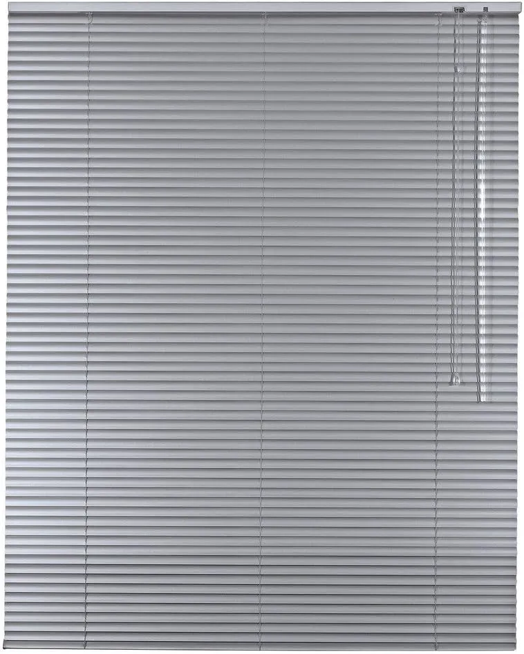 Bild von Easy-Shadow Alu-Jalousie in Silber mit den Maßen 50 x 130 cm