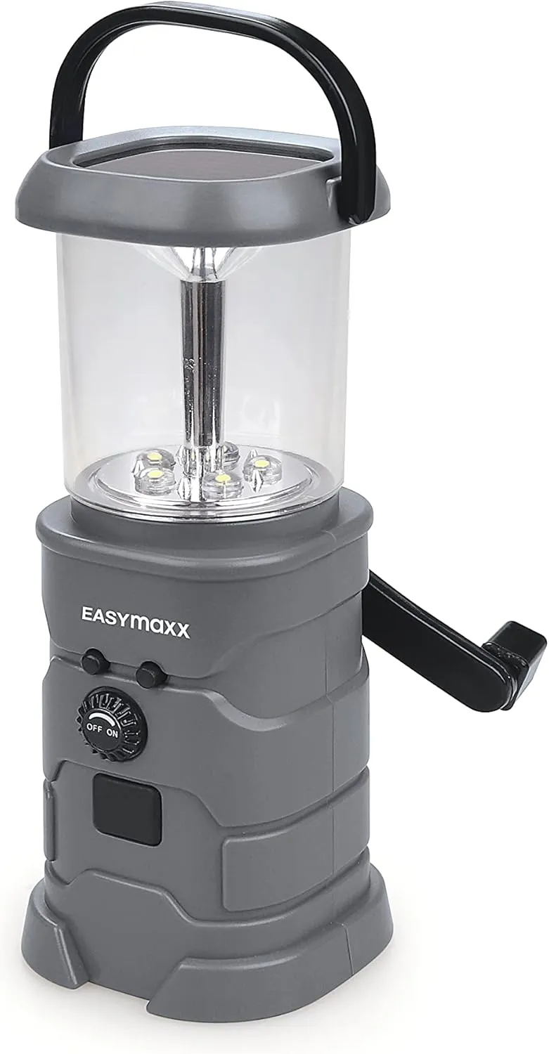 Bild von EASYmaxx Solarlampe mit Radio und Kurbel für Outdoor und Camping
