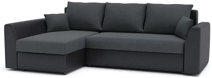 Bild von Ecksofa Paul mit Schlaffunktion und Bettkasten, Maße 240 x 140 x 85 cm