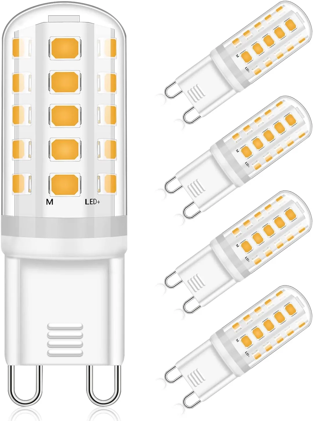Bild von Eco.Luma G9 LED Lampen Warmweiß 5W im 4er Pack, Ersatz für 28W bis 40W Halogenlampen, 420 Lumen, 3000K, nicht dimmbar