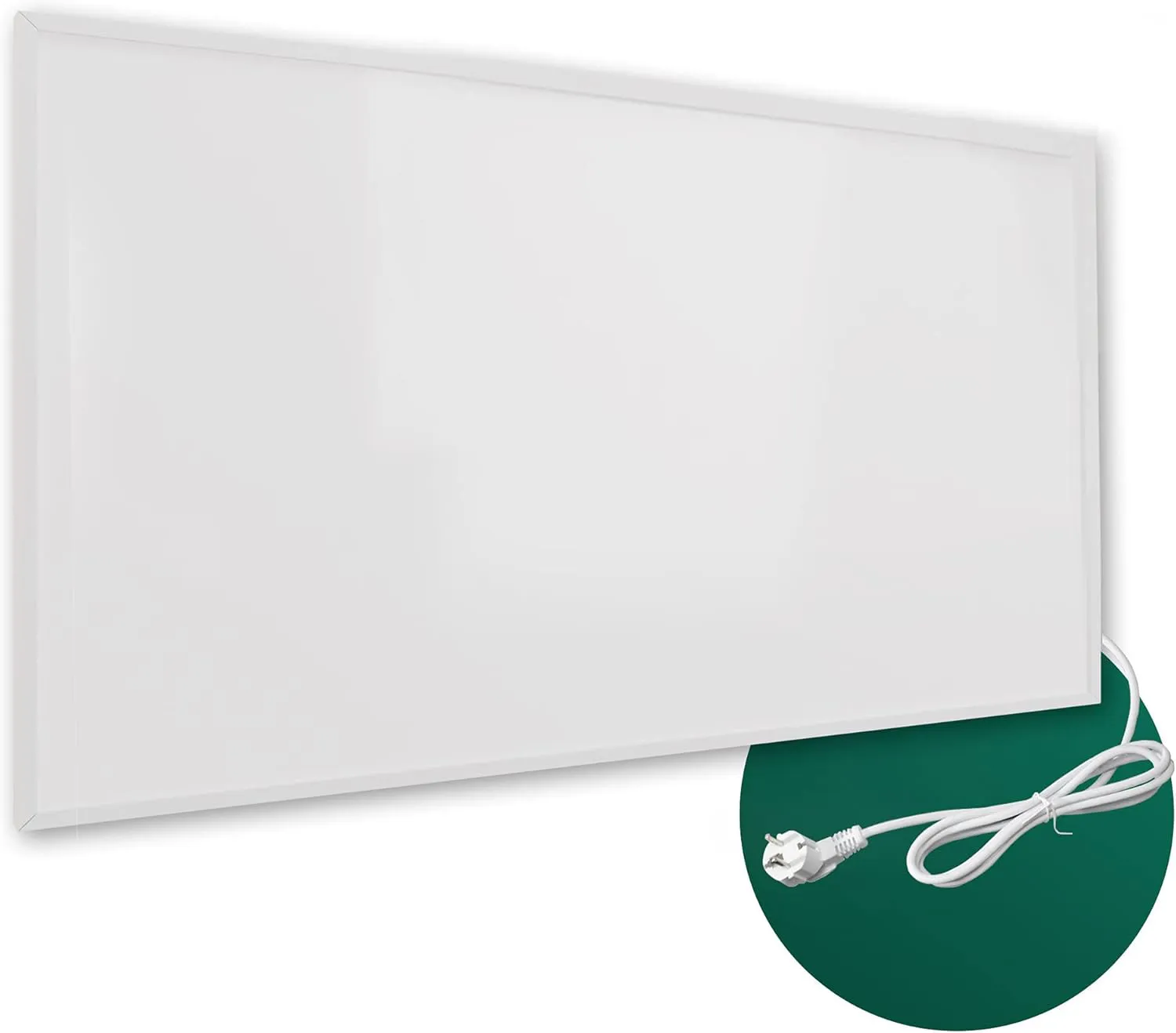 Bild von Ecowelle Infrarotheizung Classic in Weiß mit 1200 Watt und 10 Jahren Garantie