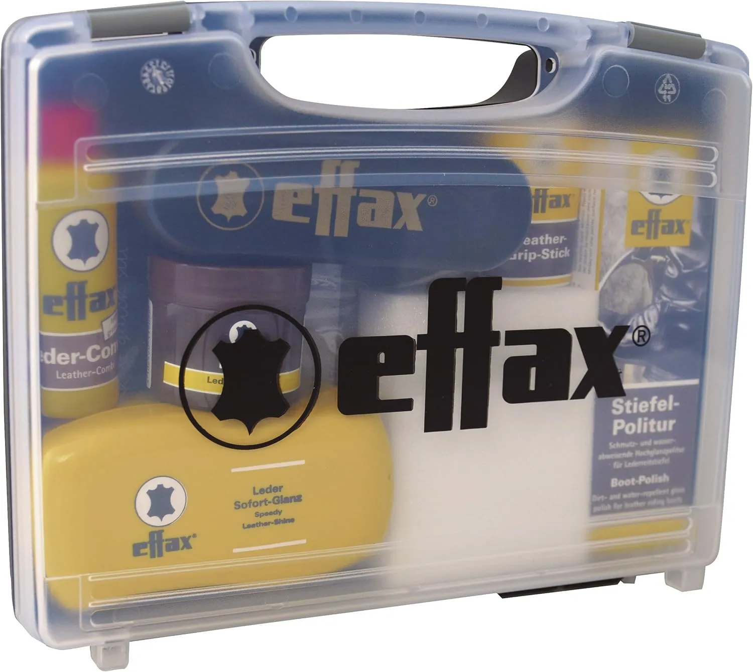 Bild von Effax Leder Pflege Koffer mit Stiefelpolitur und Balsam