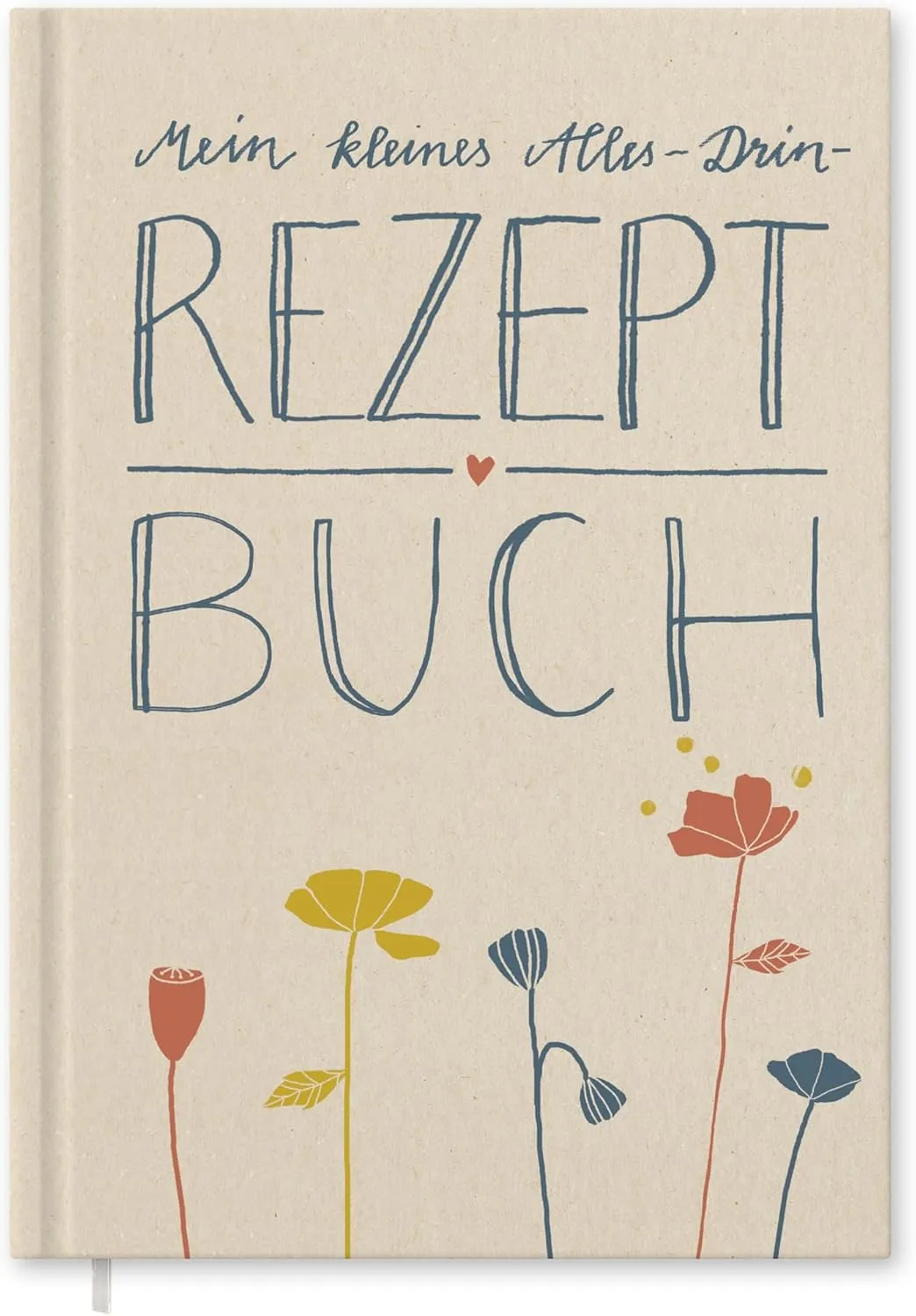 Bild von Eine der Guten A5 Rezeptbuch zum Selberschreiben im Hardcover mit Blumenmuster aus FSC Papier
