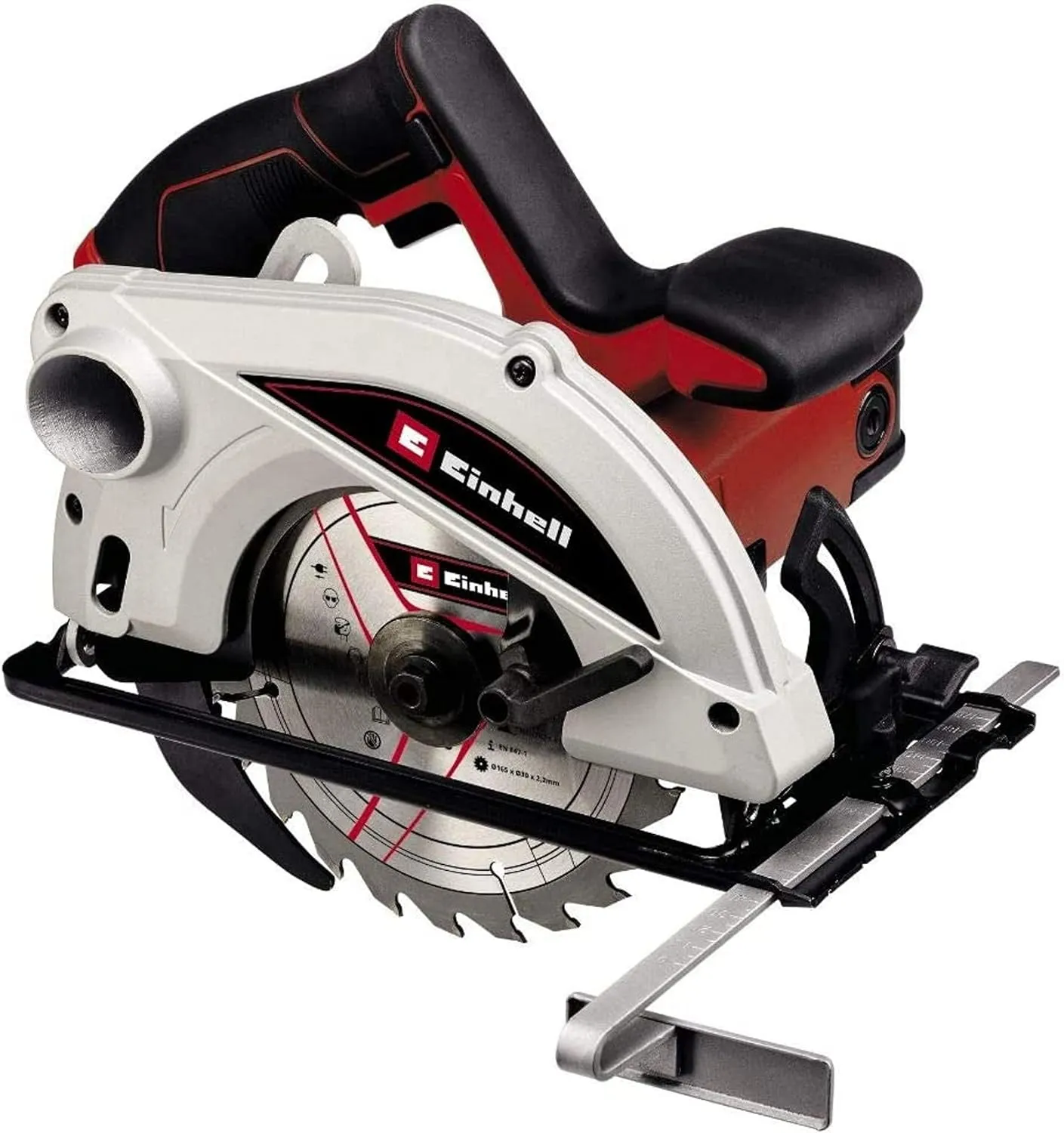 Bild von Einhell Handkreissäge TC-CS 1250 mit 1250 Watt, 5500 Umdrehungen pro Minute, werkzeugloser Tiefen- und Winkeleinstellung und Hartmetall-Sägeblatt