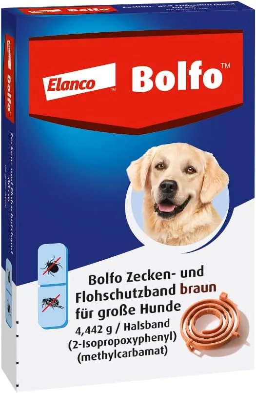 Bild von Elanco Bolfo Zecken- und Flohhalsband für große Hunde mit langanhaltendem Schutz