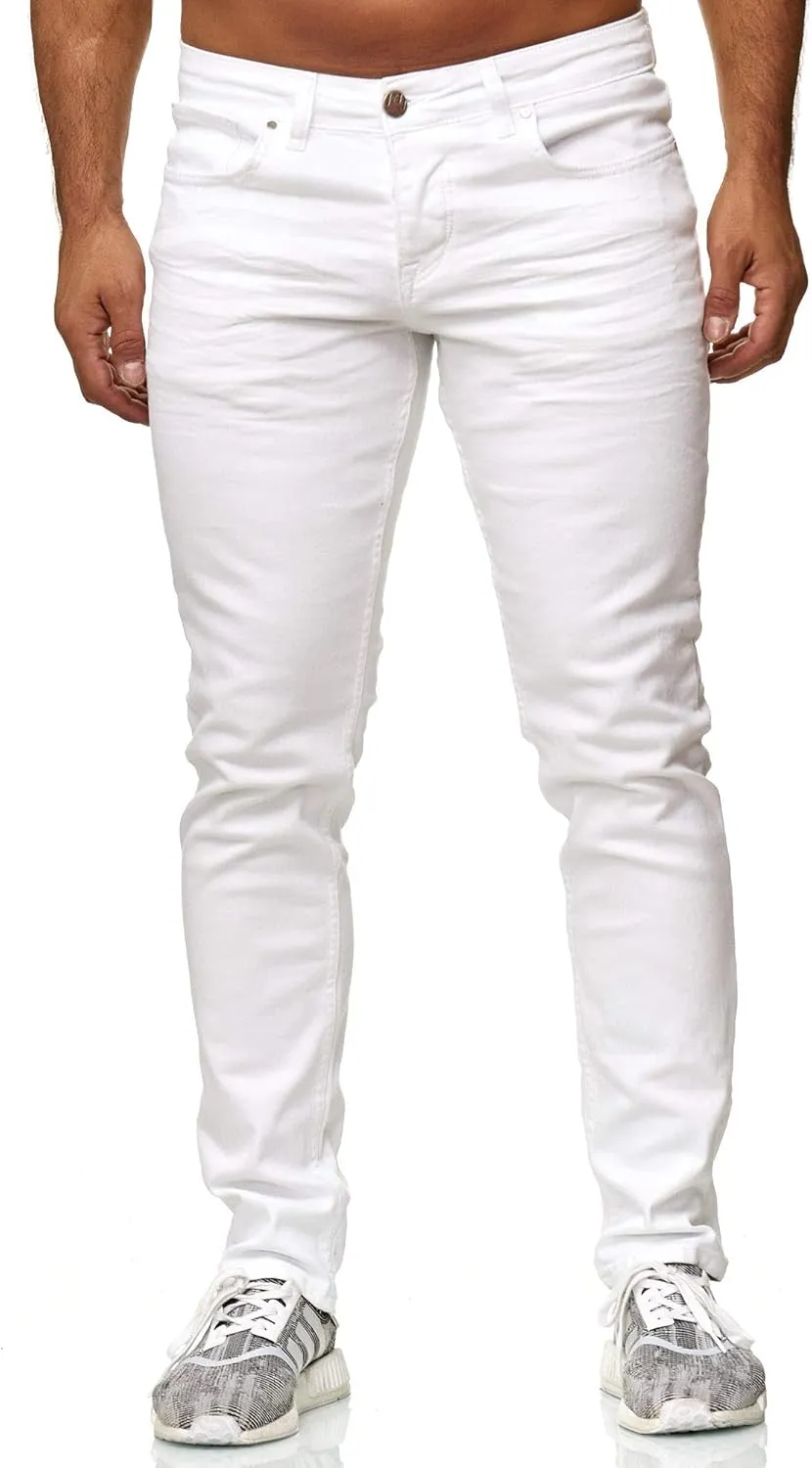 Bild von Elara Herren Slim Fit Jeans aus Denim Stretch