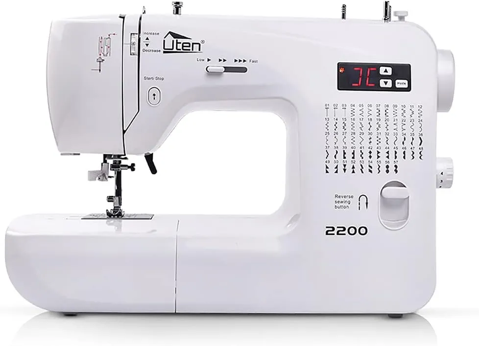 Bild von Elektrische Freiarm Nähmaschine mit 60 Stichprogrammen ideal für Anfänger und Profis, perfektes Geschenk für Weihnachten und den Muttertag