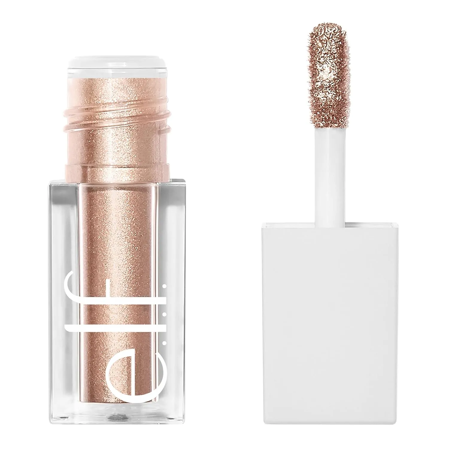 Bild von e.l.f. Liquid Metallic Eyeshadow in Moon, 3 ml, langanhaltende gelbasierte Formel, vegan und tierversuchsfrei