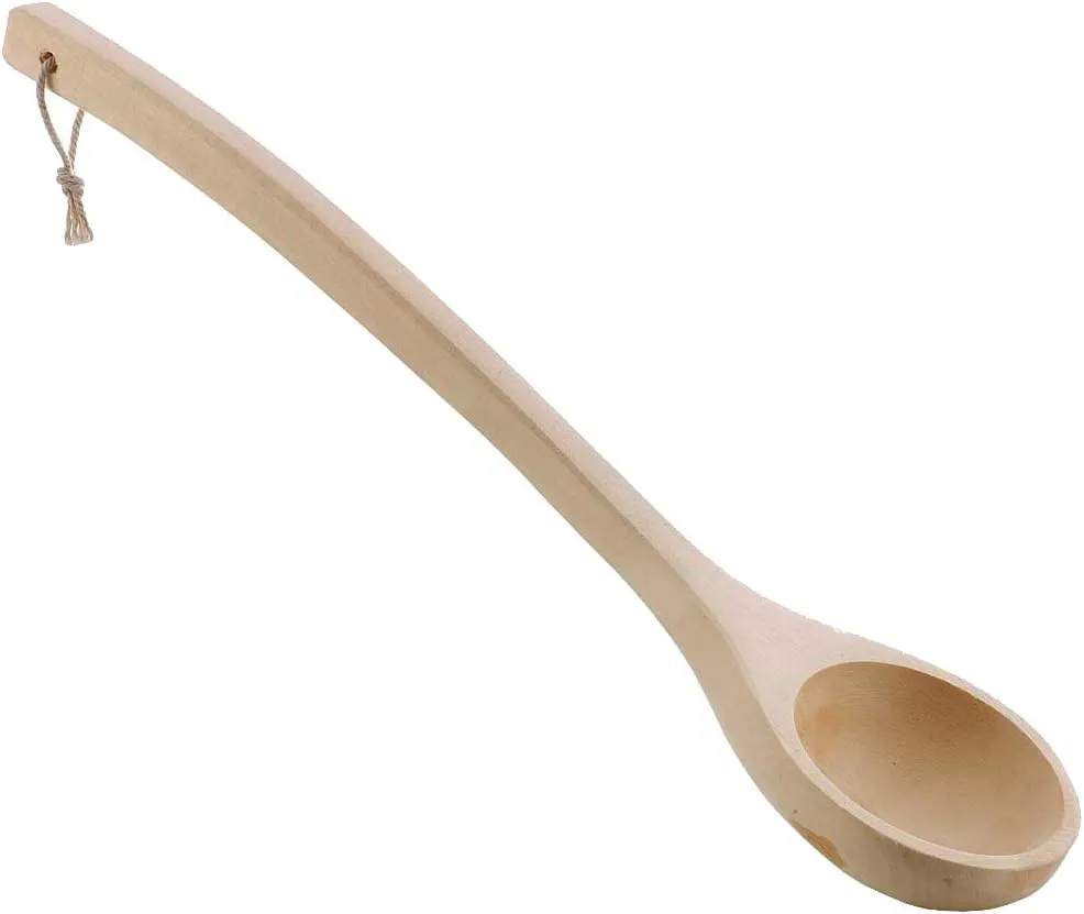 Bild von Eliga Holzschöpfkelle mit einer Länge von circa 50 cm