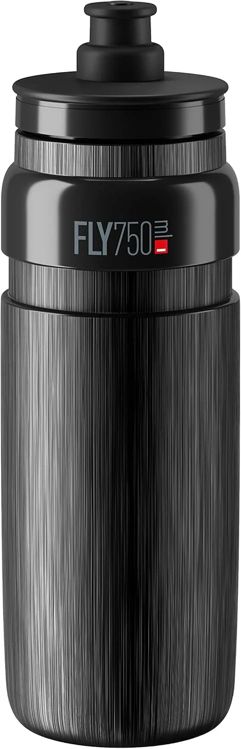 Bild von Elite Fly Tex Trinkflasche in Schwarz mit 750ml Fassungsvermögen