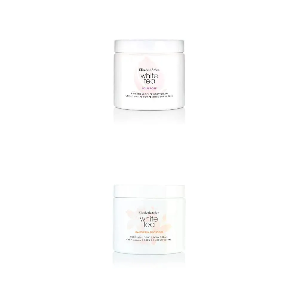 Bild von Elizabeth Arden Wild Rose White Tea Körpercreme mit Sheabutter und Weißem Tee-Extrakt zur Glättung und Befeuchtung trockener Haut