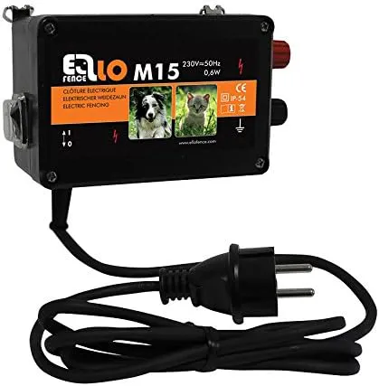 Bild von Ellofence M15 Elektrozaungerät für 230V mit leiser Betriebsweise zur Abwehr von Hunden, Katzen und Kleintieren