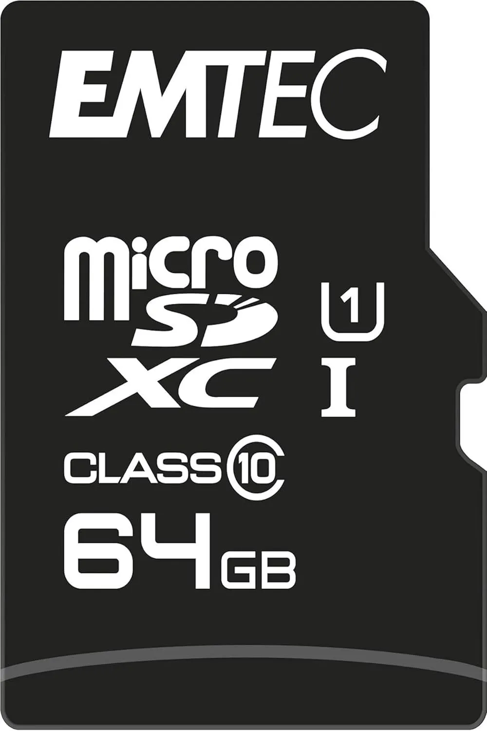 Bild von Emtec EliteGold 64GB microSDXC Speicherkarte mit SD-Adapter und Geschwindigkeiten bis zu 85 MB/Sek
