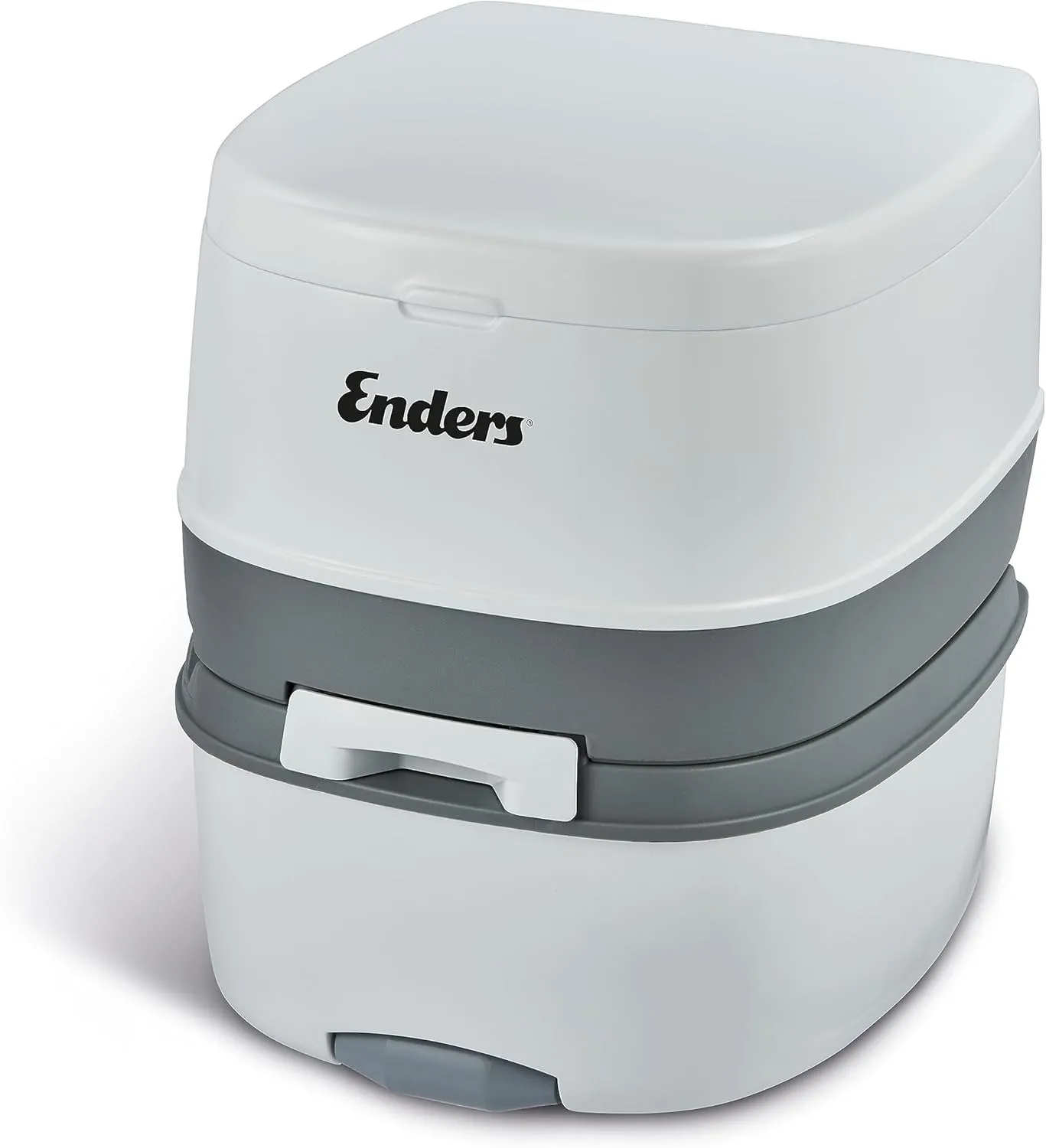 Bild von Enders SUPREME Campingtoilette mit integriertem Toilettenpapierhalter und komfortabler Sitzhöhe von 44 cm