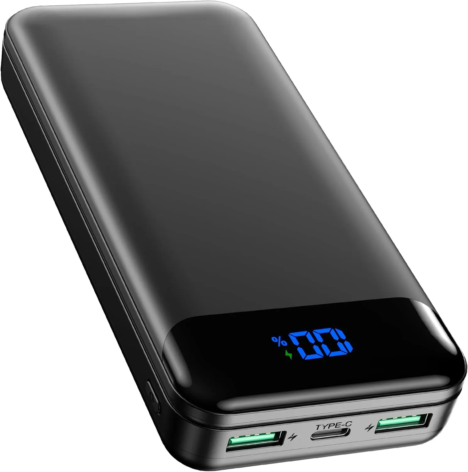 Bild von Enerwow Power Bank mit 27000 mAh und 30W Schnellaufladung, tragbares Ladegerät mit Digitaldisplay für iPhone 15, 14, 13, 12 Pro Max, Samsung und weitere Geräte