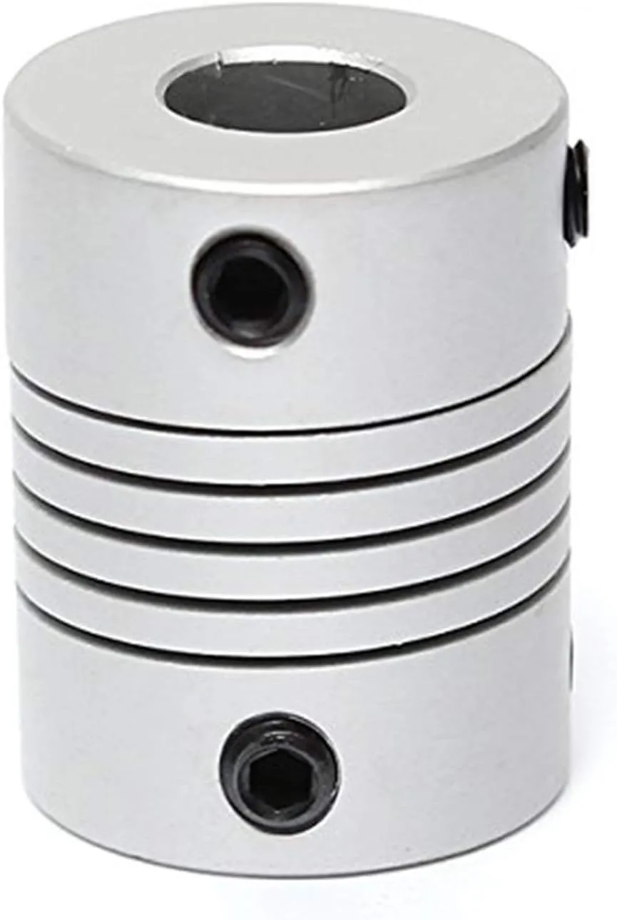 Bild von EsportsMJJ Aluminium Flexible Wellenkupplung 8mm x 10mm für CNC Schrittmotoren, Ø19mm x L25mm