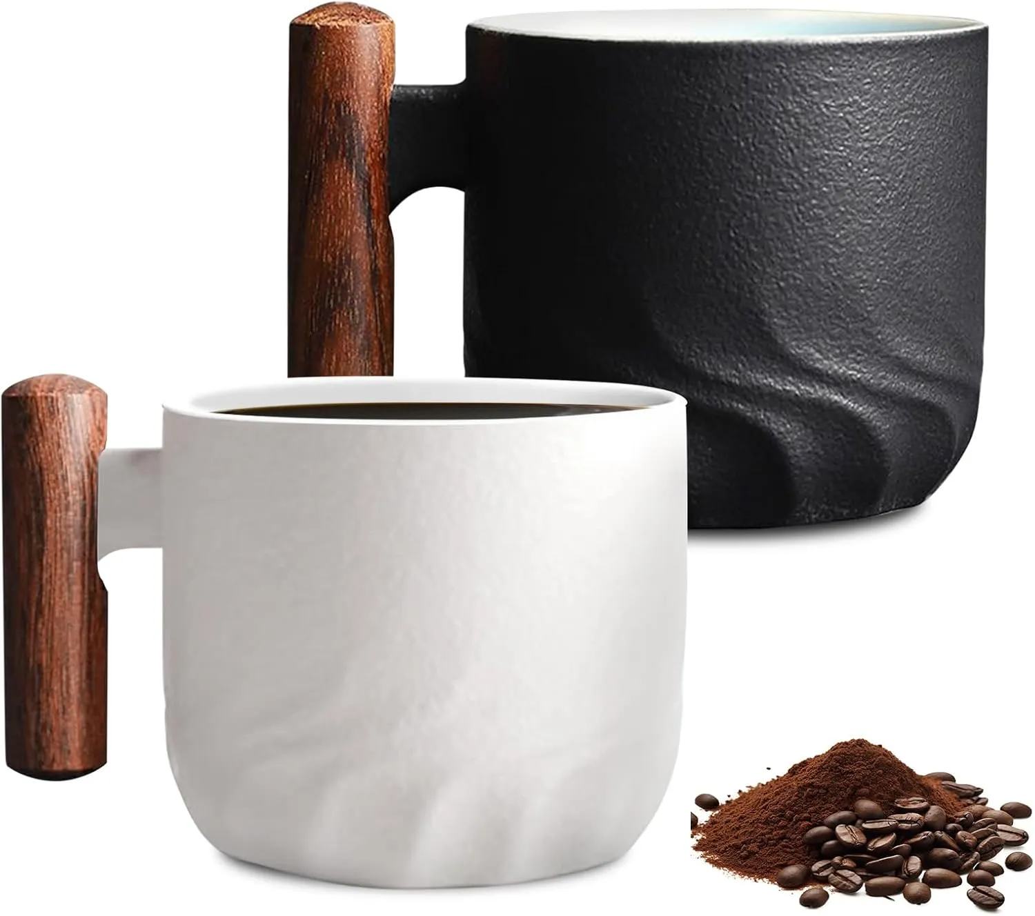 Bild von Espressotassen Set mit 2 Stück à 70 ml aus Keramik für Kaffee und Tee