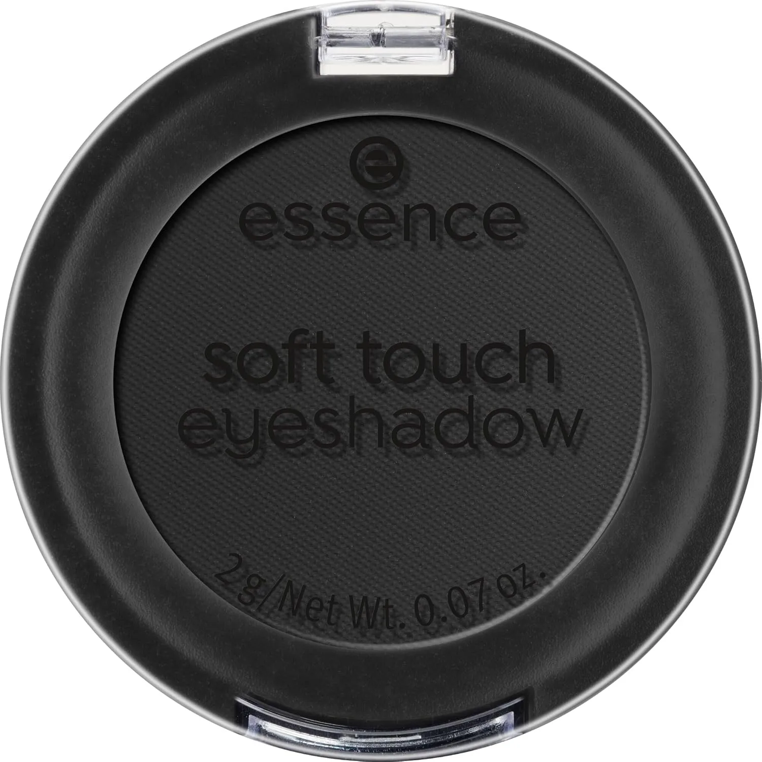 Bild von Essence Cosmetics Soft Touch Eyeshadow Nr. 06 Pitch Black, 2 g, vegan und langanhaltend