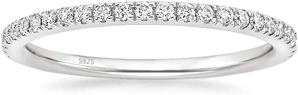 Bild von Eternity Ring aus 925er Silber mit Zirkonia für Damen in Silber, Roségold und Gold
