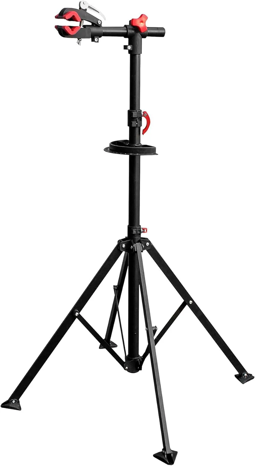 Bild von EUFAB 16414 Profi Fahrradständer mit Stativ für Fahrräder von 151 bis 190 cm in Schwarz