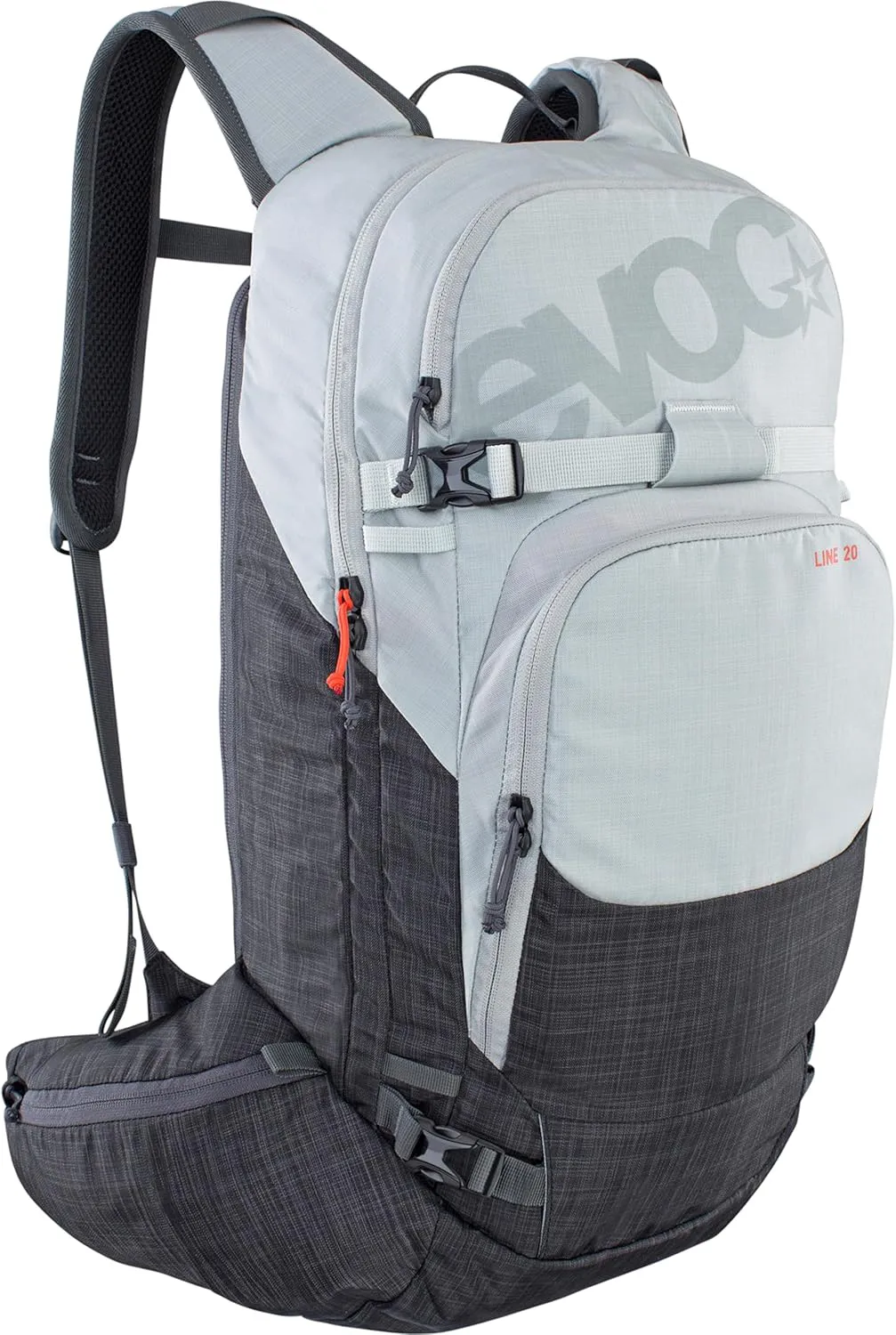 Bild von EVOC LINE 20 Tourenrucksack mit Neuralite System und separatem Lawinenfach, Ski- und Snowboardbefestigung sowie Hüftgurttaschen