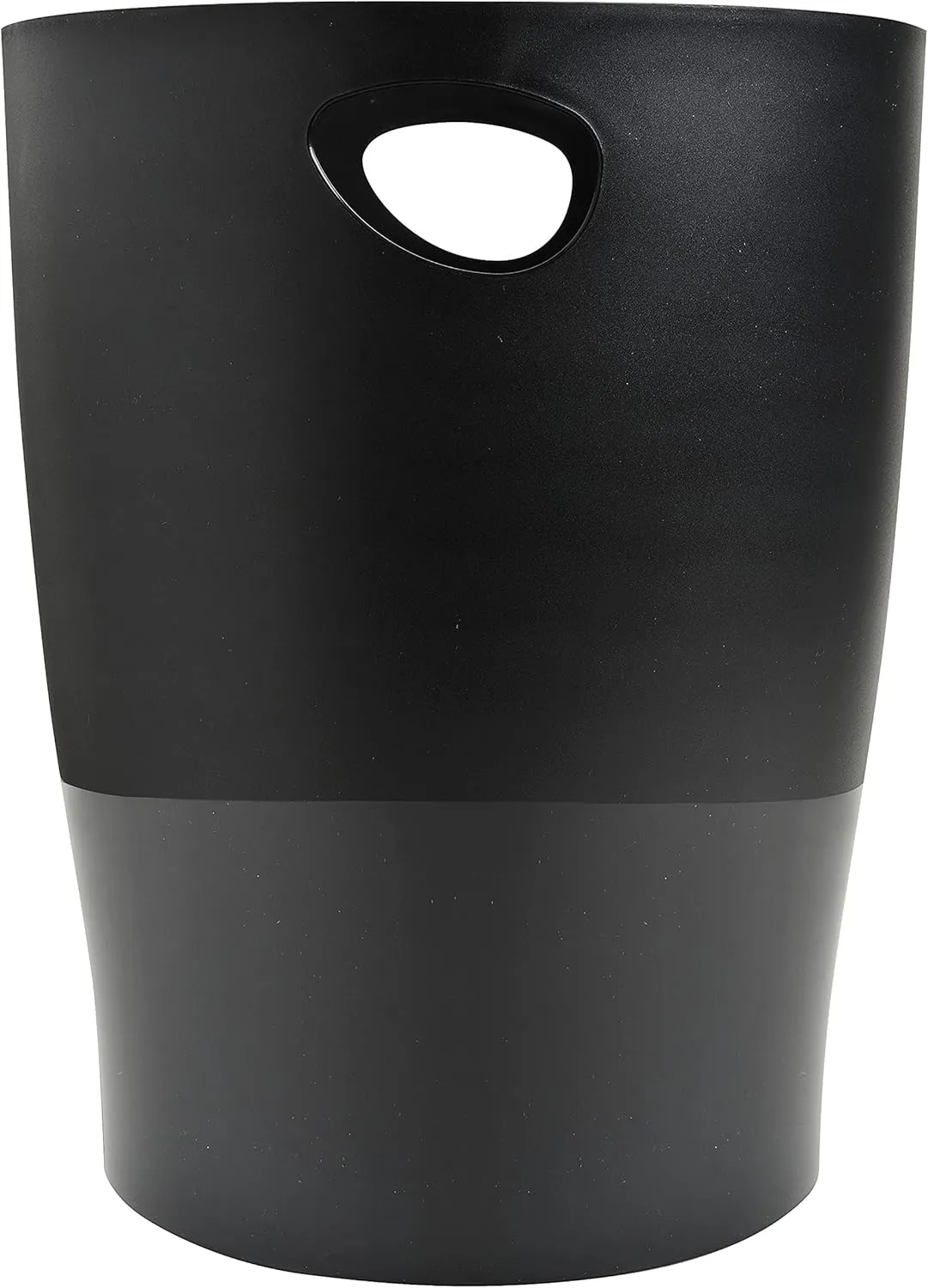 Bild von Exacompta ECOBIN Papierkorb 15 Liter in Schwarz mit Griffen und modernem Design