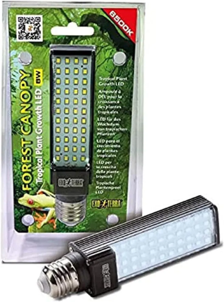 Bild von Exo Terra LED Lampe Forest Canopy 8W E27 für tropische Pflanzen in Terrarien