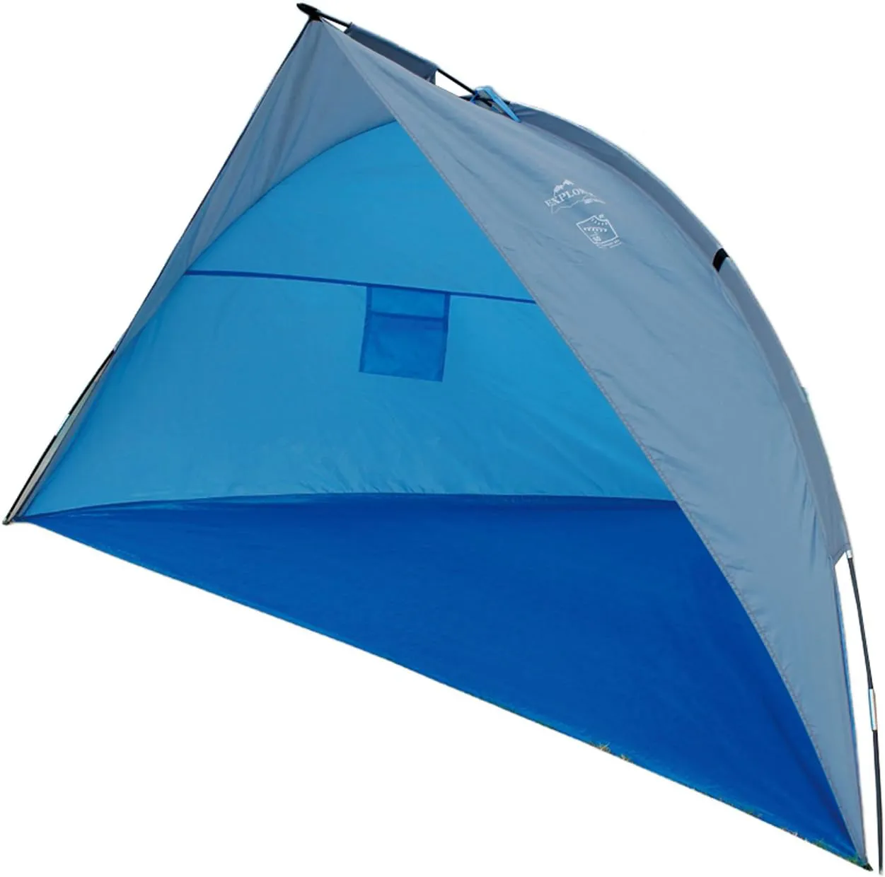 Bild von EXPLORER Strandmuschel UV 80 und Sonnenzelt als Windschutz für den Strand