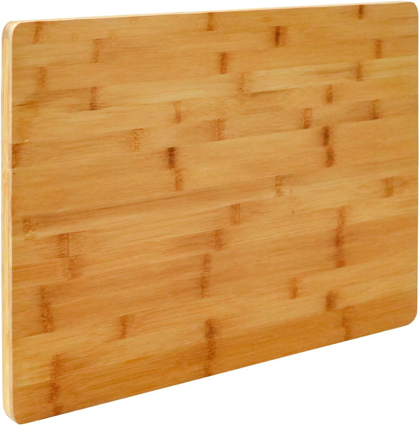 Bild von EYEPOWER XXL Bambus Schneidebrett 50x35 cm, 2 cm dick, wendbar für die Küche