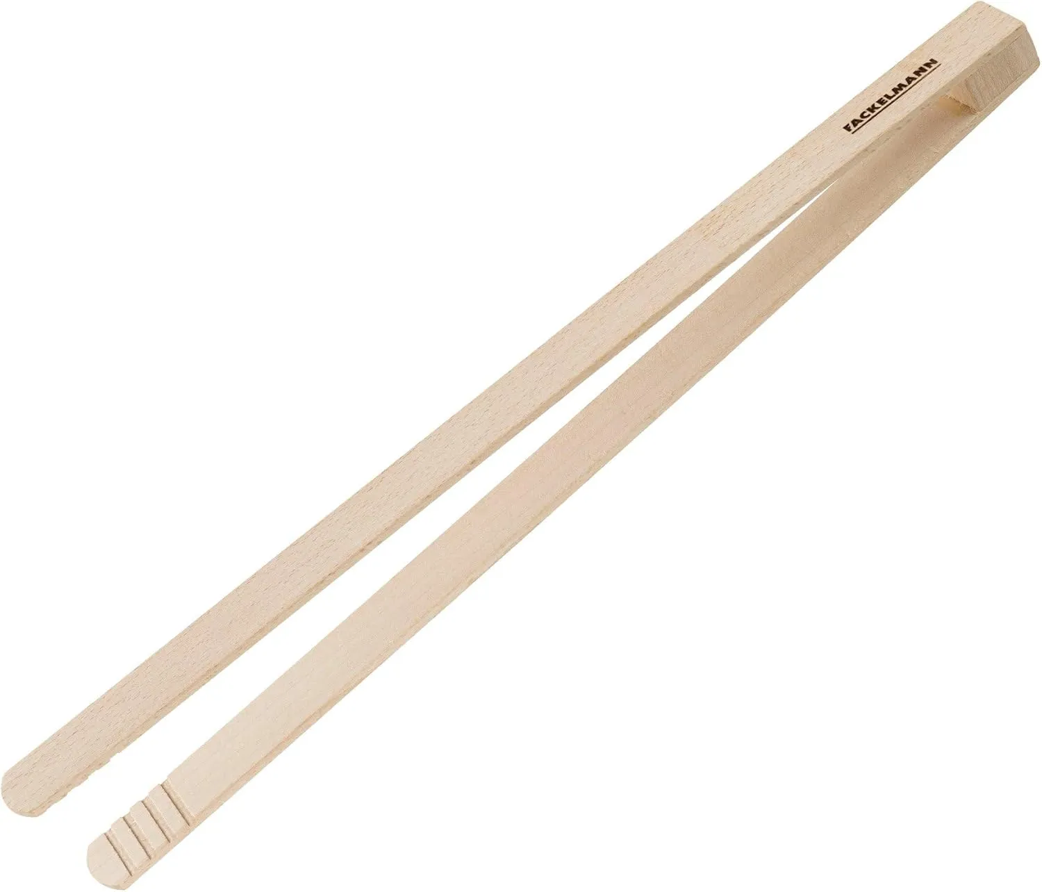 Bild von Fackelmann Holzzange Fair 45 cm aus Buchenholz in Beige