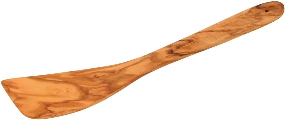 Bild von Fackelmann OLIVE Pfannenwender 30 cm aus Olivenholz, spülmaschinenfest und mit einzigartiger Maserung, braun