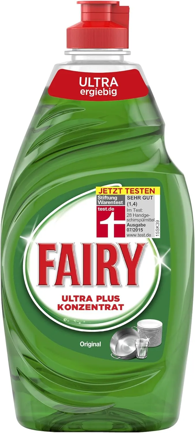 Bild von Fairy Ultra Plus Spülmittel 10er Pack mit je 450 ml