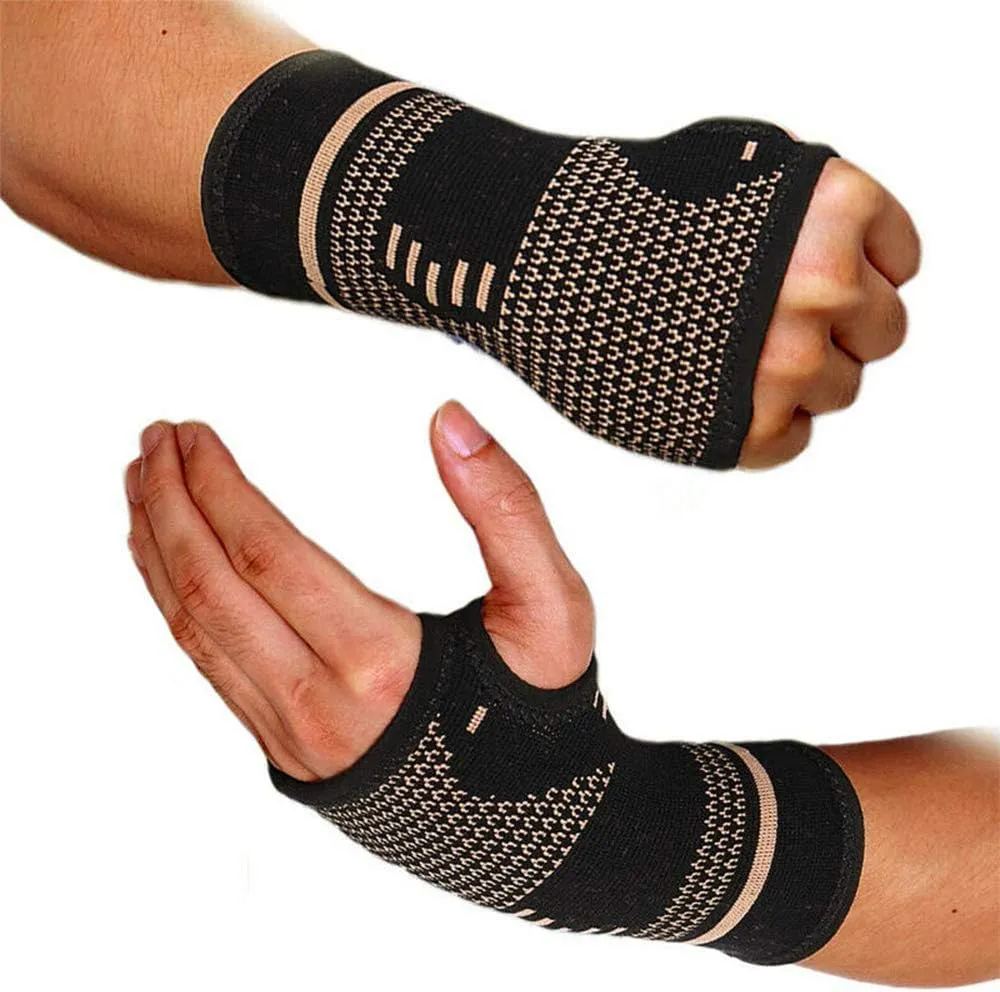 Bild von Faletony 2er-Set Handgelenkbandagen aus Kupfer für Sport und Fitness