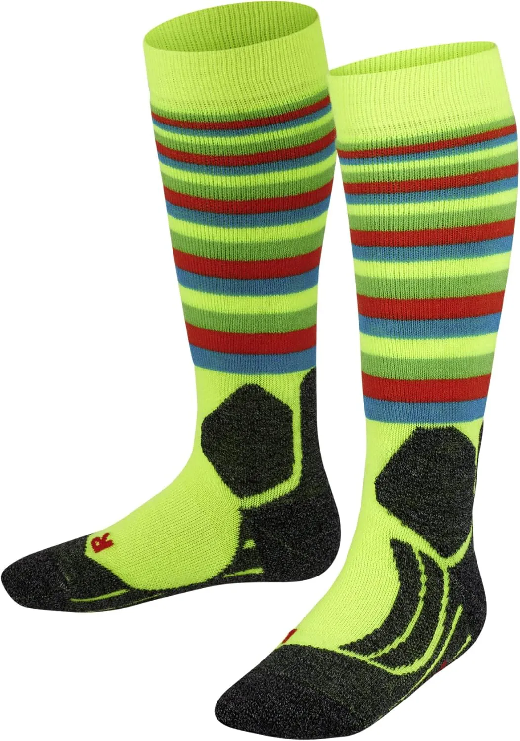 Bild von FALKE SK2 Stripes Skisocken für Kinder mit mittlerer Polsterung, atmungsaktiv und geruchshemmend, 1 Paar