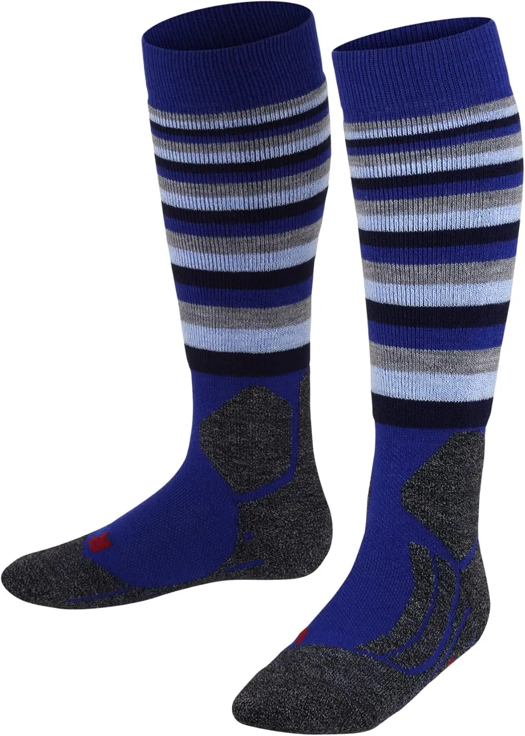 Bild von FALKE SK2 Stripes Skisocken für Kinder mit mittlerer Polsterung, atmungsaktiv und schnelltrocknend, 1 Paar