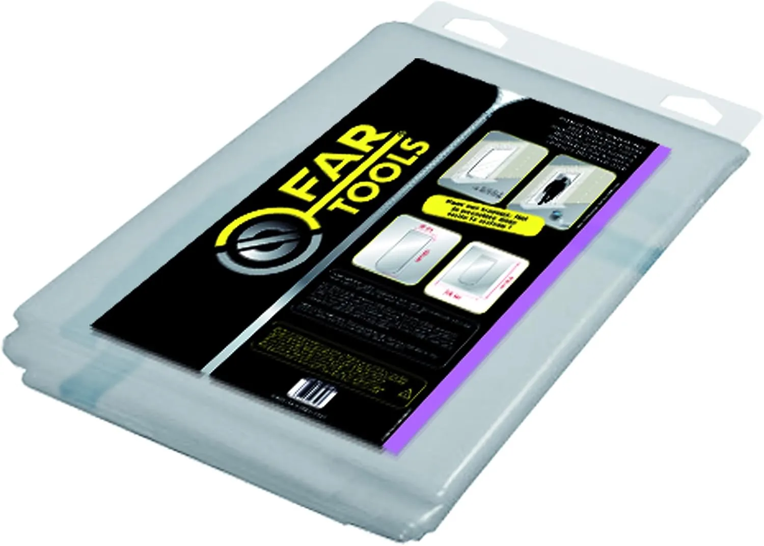 Bild von Fartools Tür Kunststoff Reißverschluss Multitools mit Zubehör, transparent