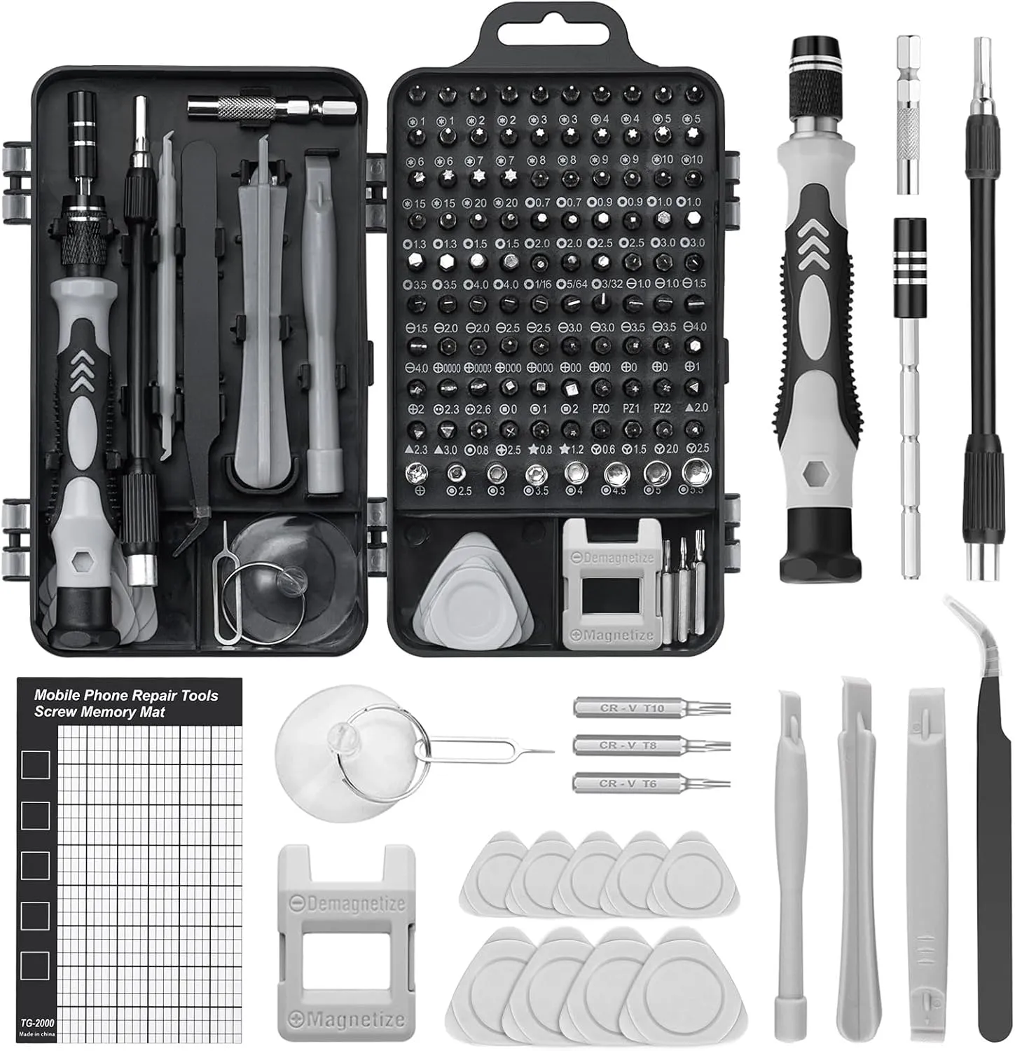Bild von Feinmechaniker Werkzeug Set mit 122 Teilen für Handyreparaturen und DIY-Projekte