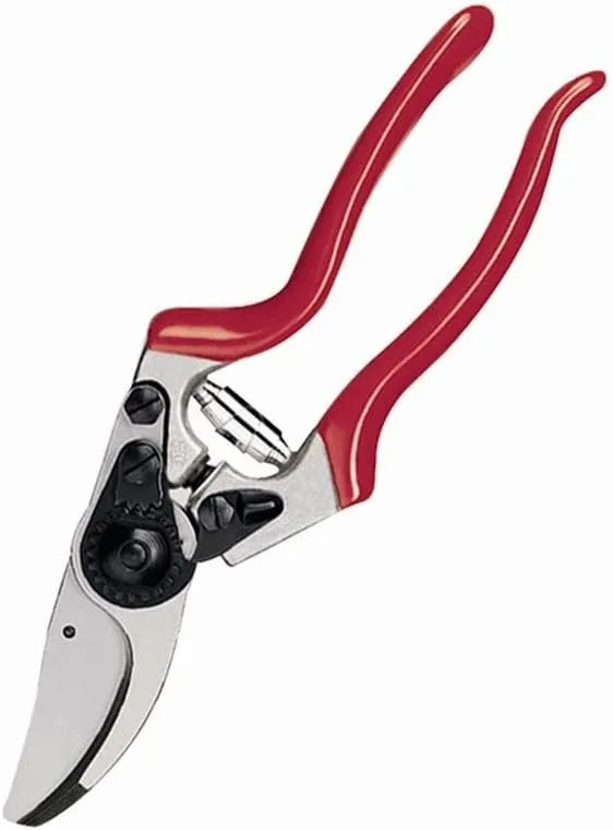Bild von FELCO 9 Gartenschere für Linkshänder mit 25 mm Schnittdurchmesser und ergonomischen Aluminiumgriffen, Länge 210 mm, inklusive Stoßdämpfer