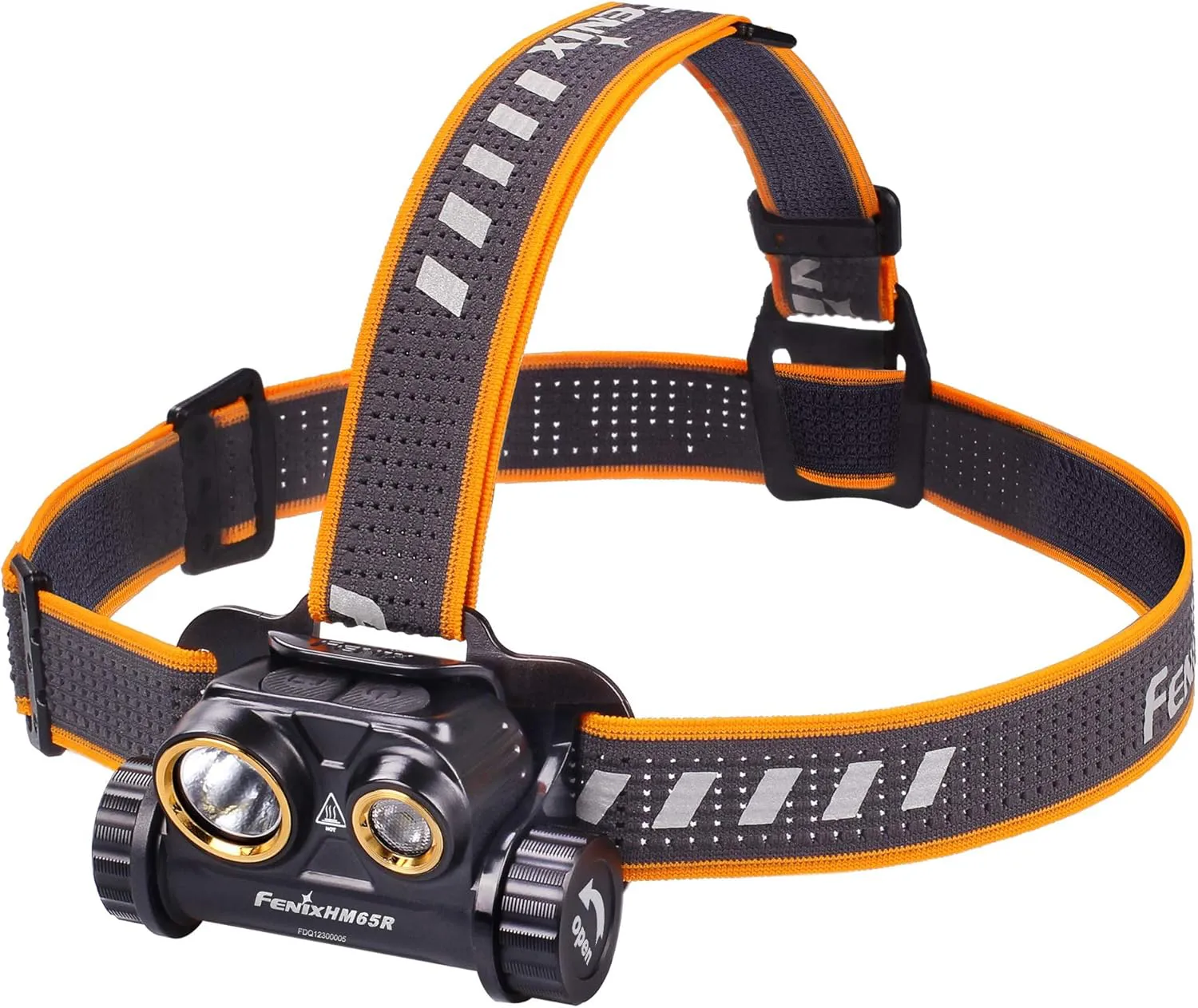 Bild von FENIX HM65R LED Stirnlampe mit bis zu 1000 Lumen, wasserdicht und wiederaufladbar über USB-C, ideal für Trailrunning und Nachtaktivitäten