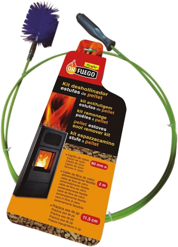 Bild von Feuer 50268 Schornsteinfeger Pellet Kit 80 mm für 2 Herren