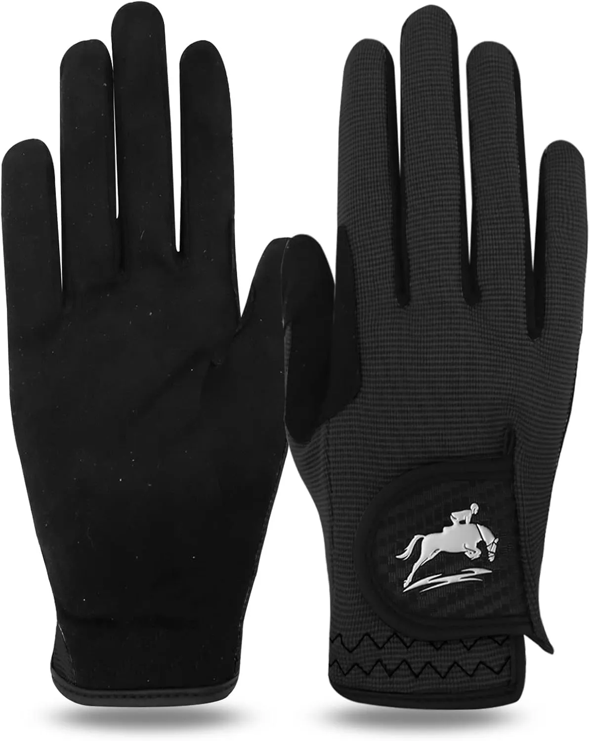Bild von FINGER TEN Damen Reithandschuhe mit Touchscreen für Reitsport und Radfahren