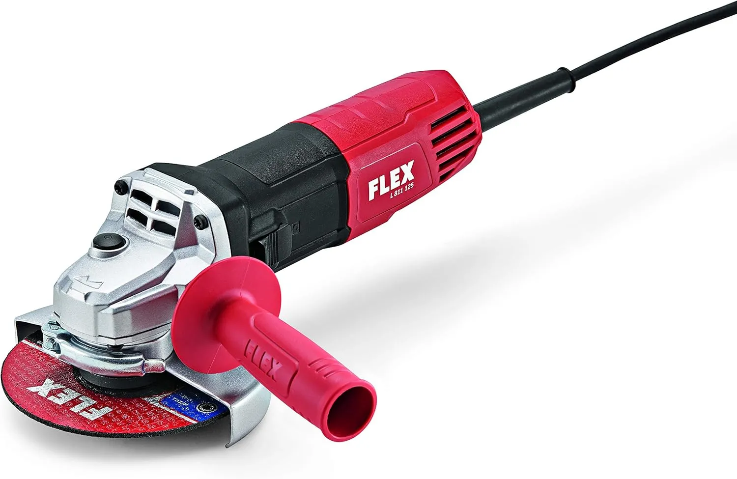 Bild von Flex Winkelschleifer L 8-11 mit 125 mm Durchmesser und 800 Watt, inklusive Zusatzhandgriff und M 14 Werkzeugaufnahme, Artikelnummer 494682