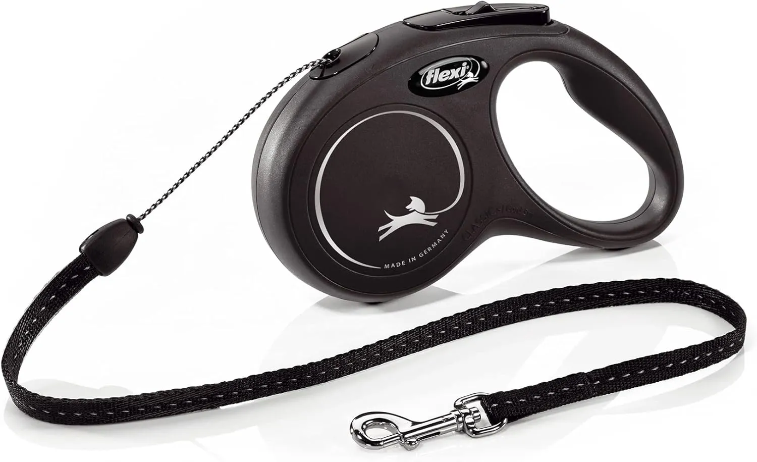 Bild von flexi New Classic S 5 m Hundeleine in Schwarz für Hunde bis 12 kg