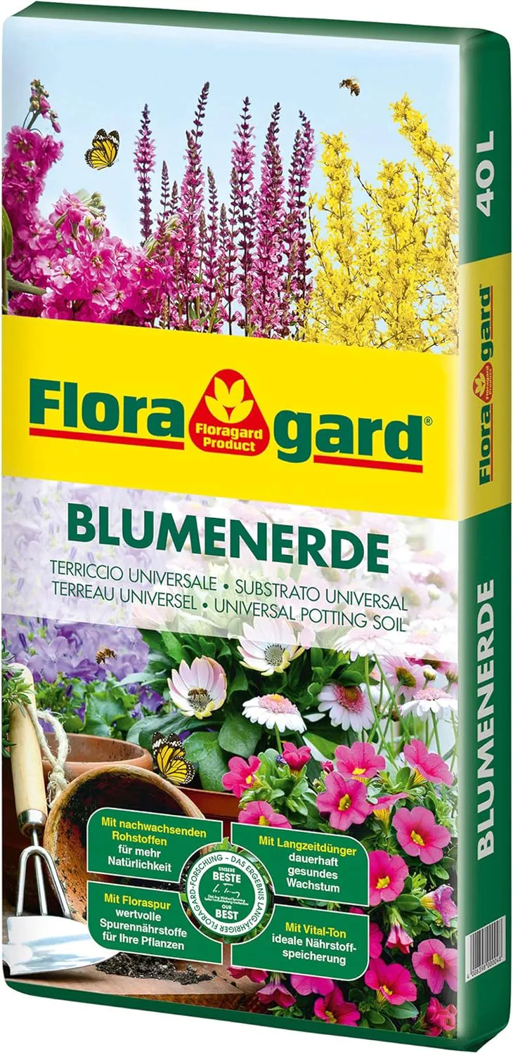 Bild von Floragard Blumenerde in Erdfarben, 40 Liter