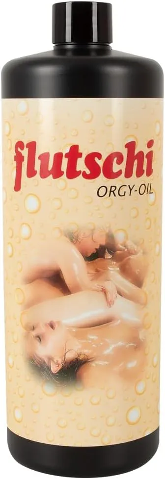 Bild von Flutschi Orgy-Oil Massageöl für Frauen und Männer, wasserlöslich und hautverträglich, 1 Liter