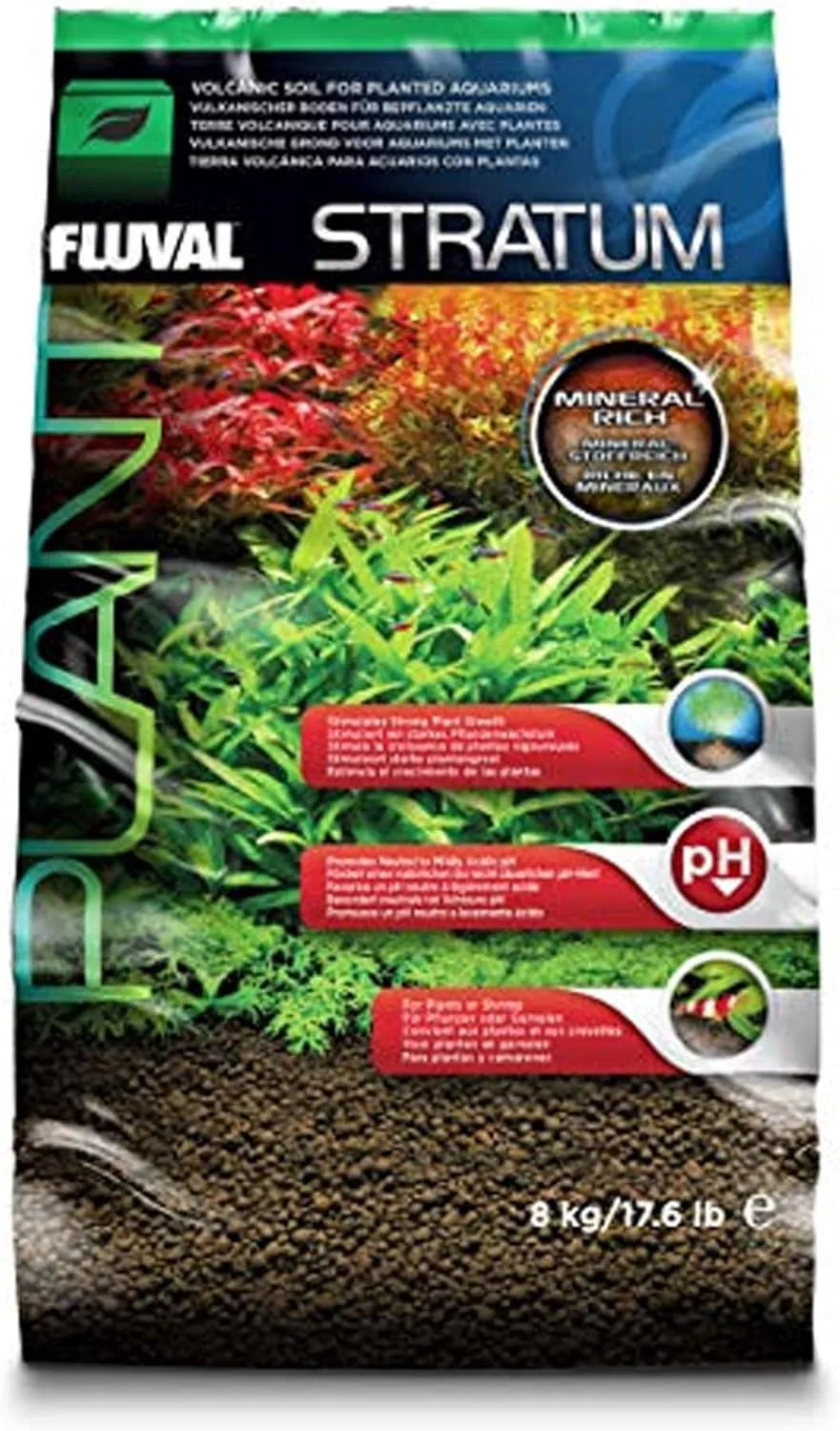 Bild von Fluval Stratum Bodengrund für Aquarien 8 kg