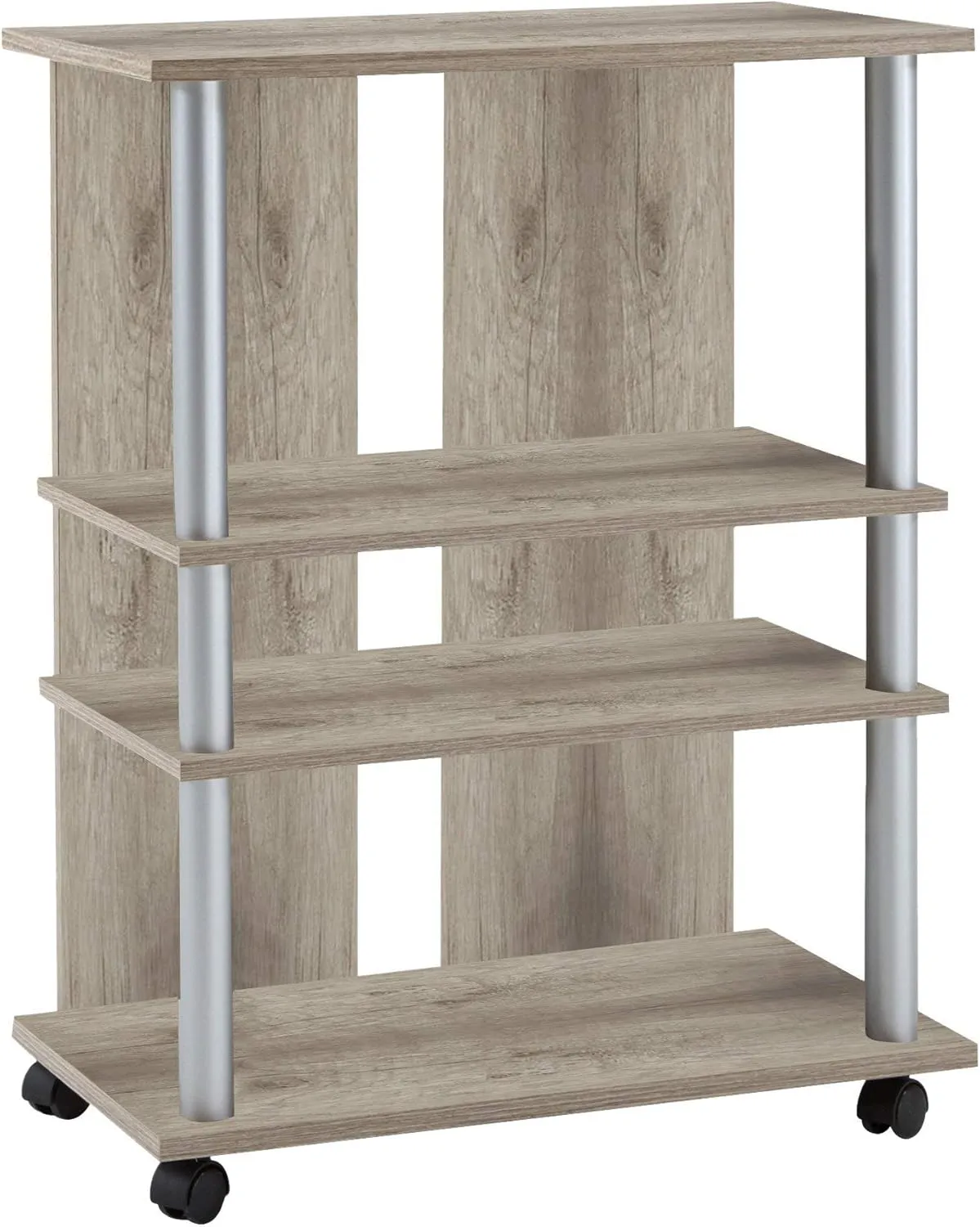 Bild von FMD Möbel Variant 7 TV und HiFi Regal in Eiche mit den Maßen 65 x 85 x 40 cm