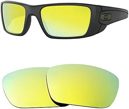 Bild von FOOUS Ersatzbrillengläser für Oakley Fuel Cell in rot, polarisiert, verschiedene Optionen verfügbar