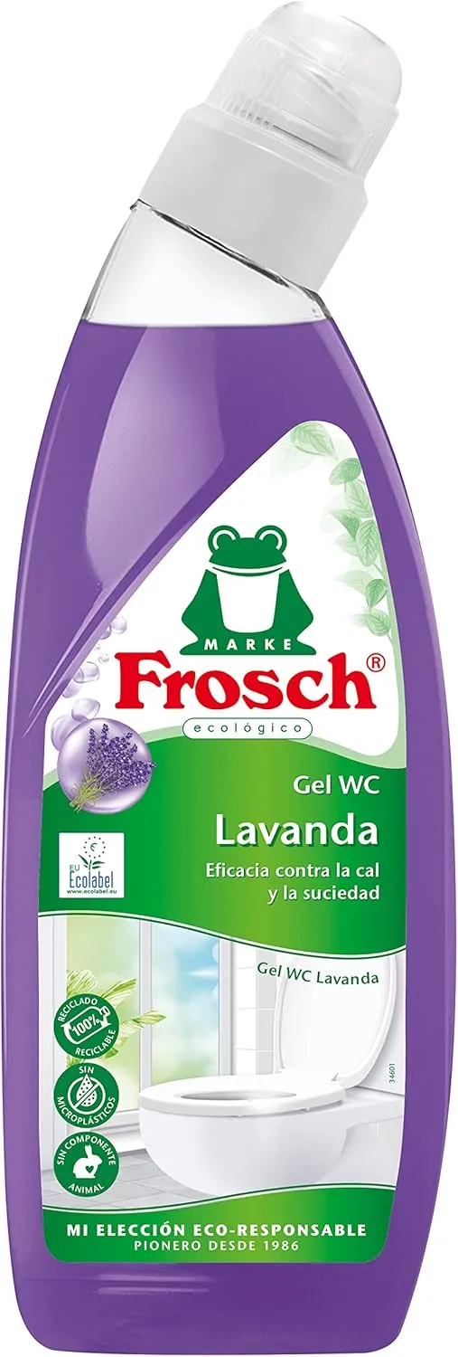 Bild von Frosch Gel WC Reiniger mit Lavendel, 750 ml, für Kalk und Rückstände